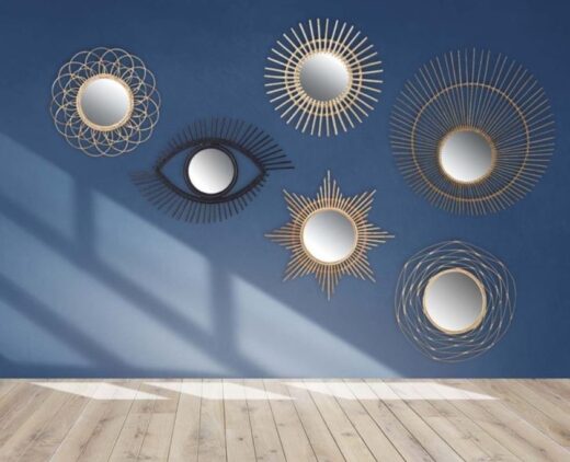 Miroir En Rotin : Sélection De 20 Modèles Tendance Pour Votre Déco