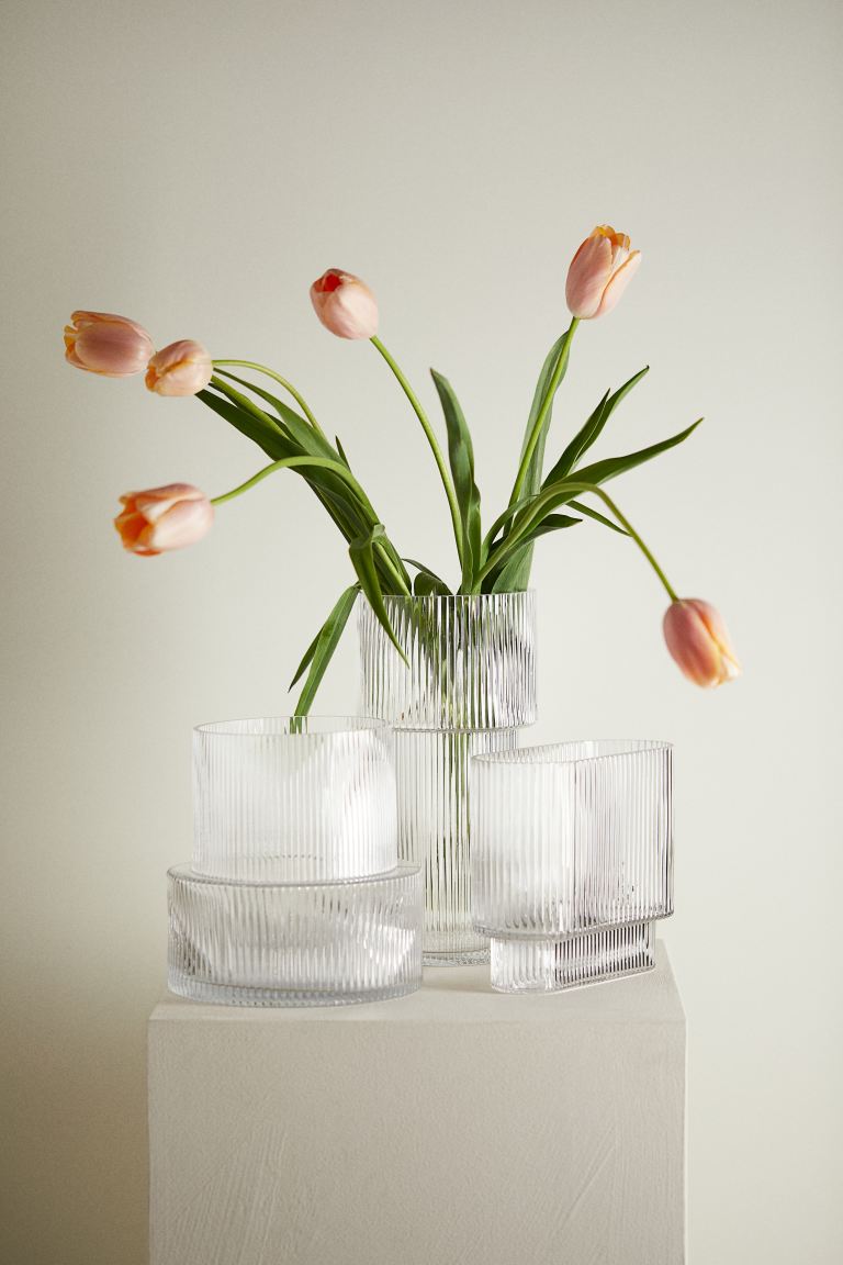Grands vases en verre