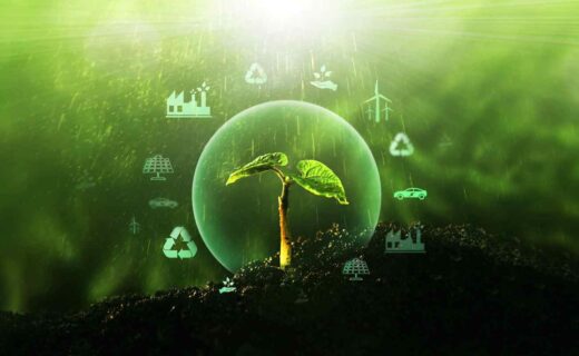 Sources d’énergie renouvelable et de développement durable. Concept d’environnement et d’écologie.