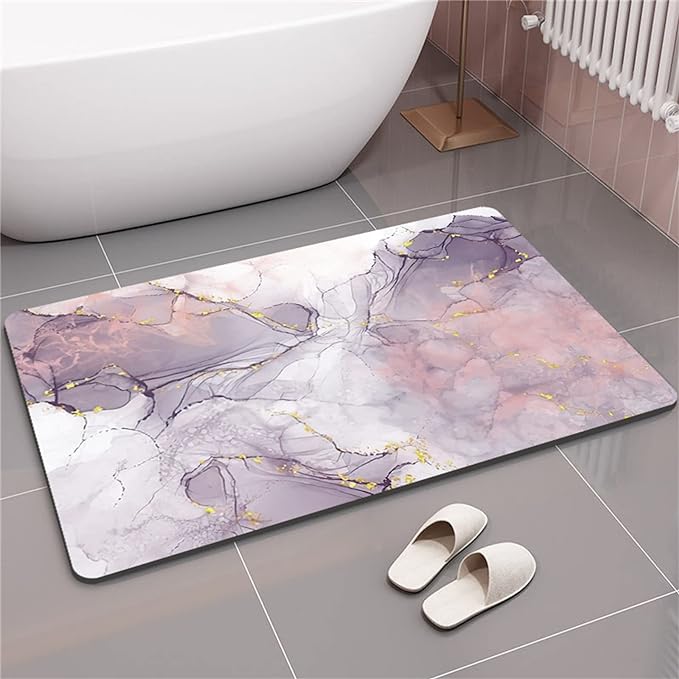 Un tapis en diatomite imitation pierre semi-précieuse