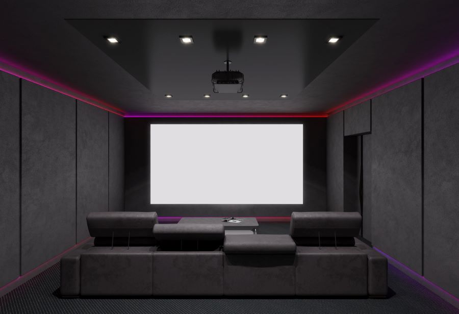 Canape Confortable Salle Cinema Maison