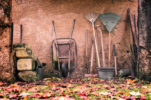 Outils De Jardin Préparer Hiver