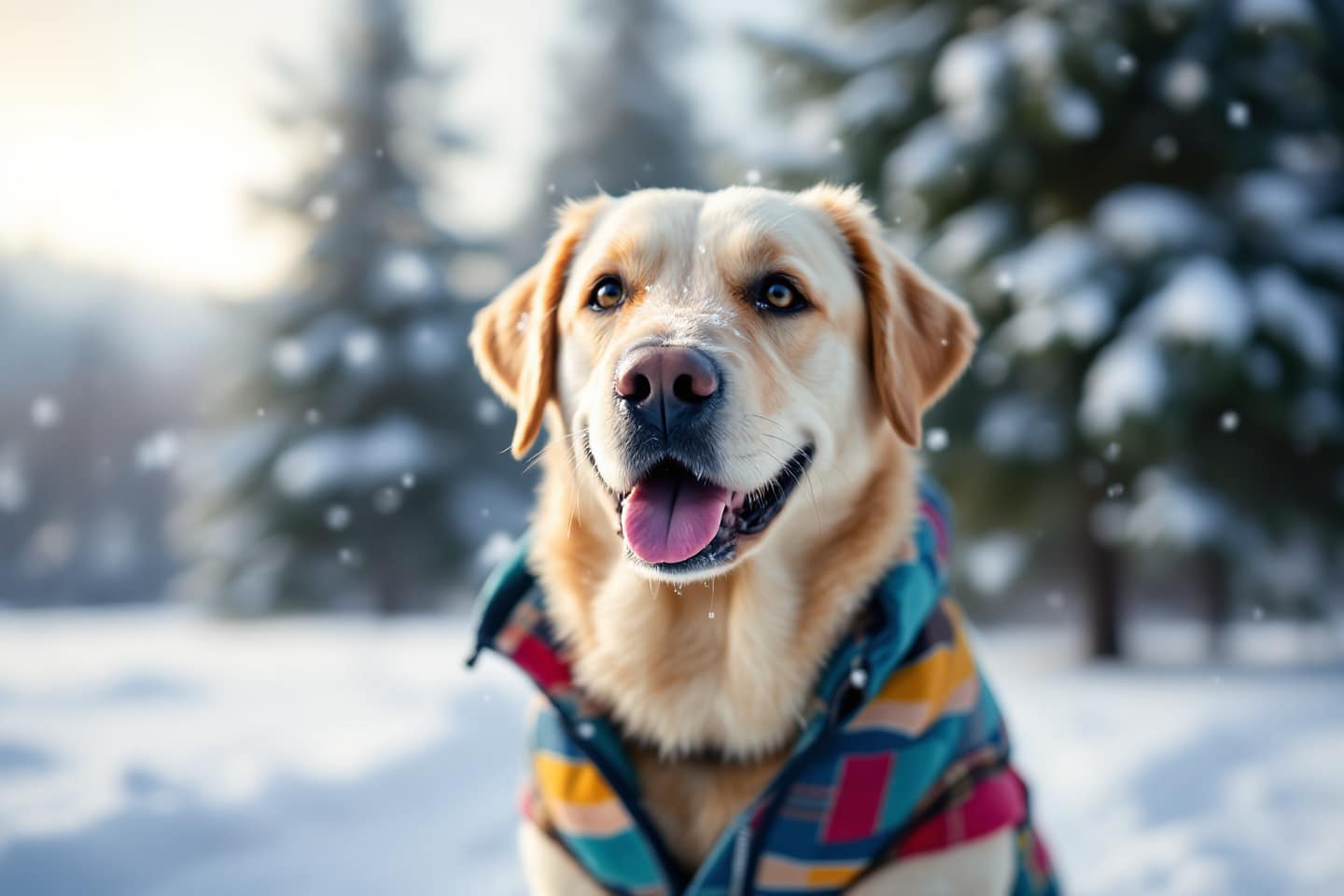 A Cute Labrador In The Foreground Of The 17 01 2025 16 59 39 1737133179